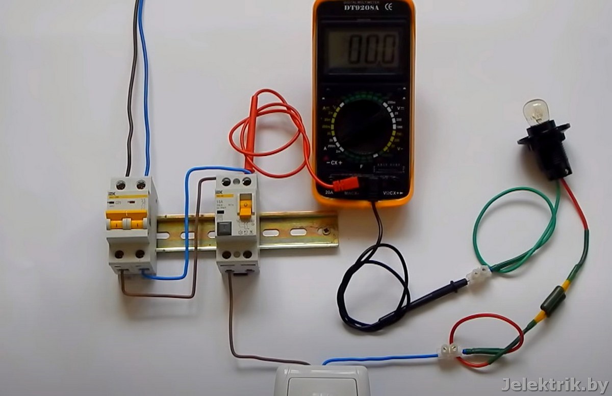 Мультиметр и переменный резистор