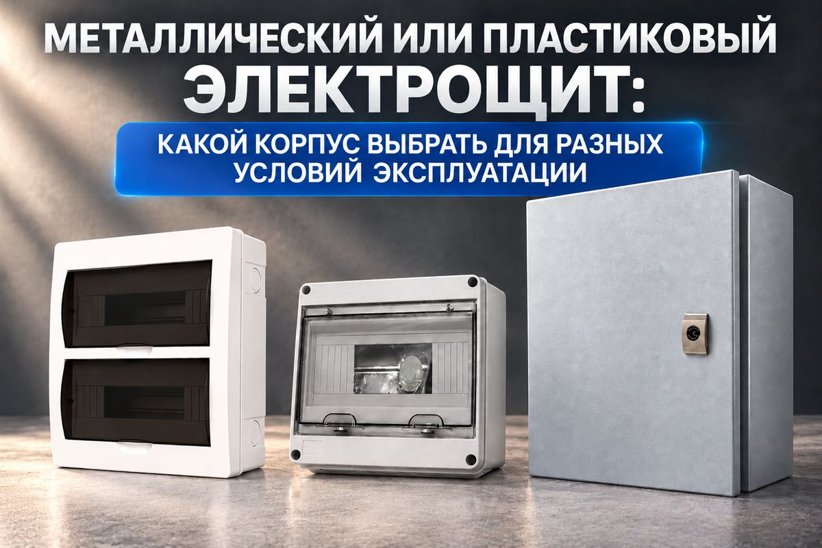 Металлический или пластиковый электрощит